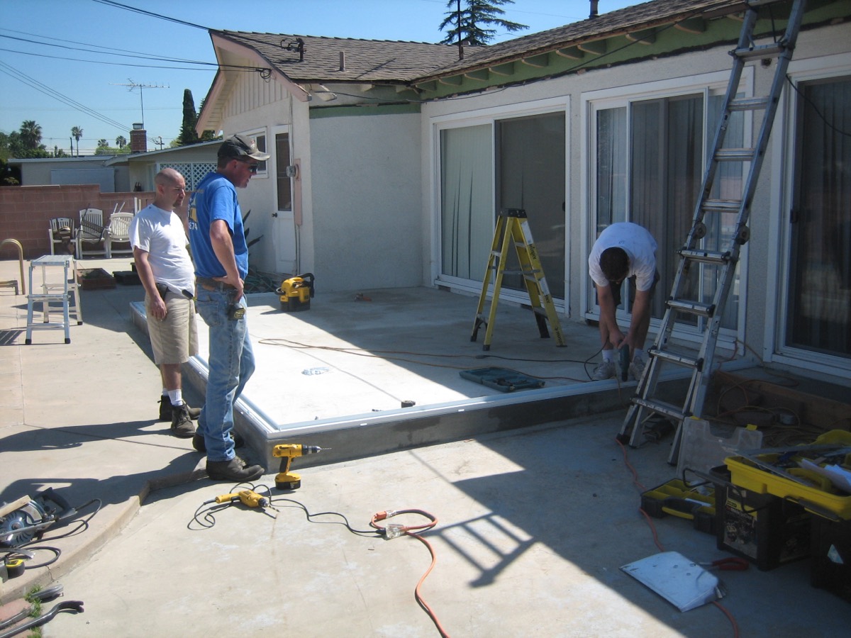 Backyard Sunroom Enclosure, Long Beach