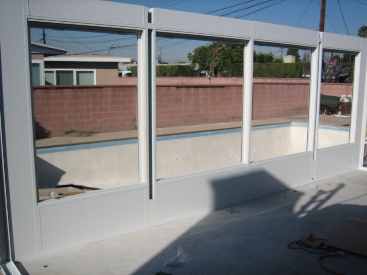 Backyard Sunroom Enclosure, Long Beach